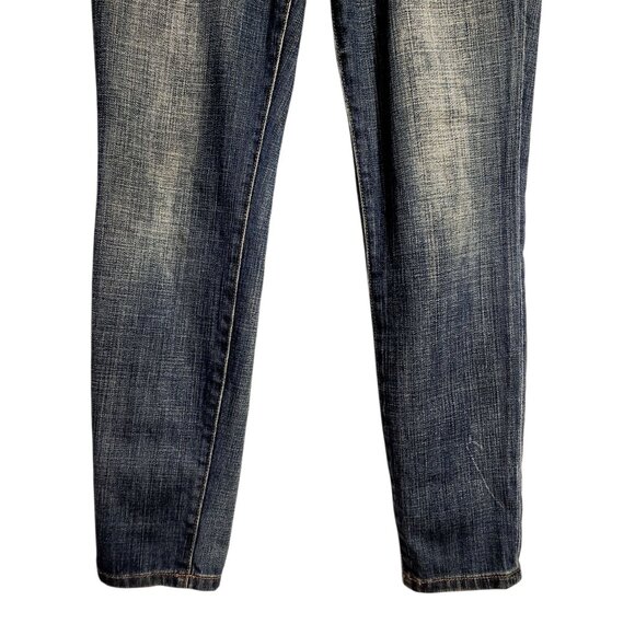 Current Elliott | Women's Blue Distressed Skinny Jeans (Size 25) - Picture 7 of 12
